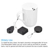 MECCANIXITY Retractable Cable Lock with Self-Adhesive, Remote Control Security Lock