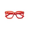 El Charro Damen Carolina Lesebrille, rot, M