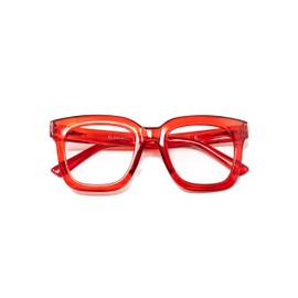 El Charro Damen Carolina Lesebrille, rot, M