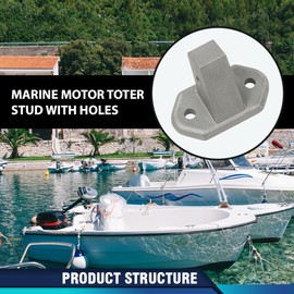 PIT66 Motor Toter Stud W/Holes Fit for Marine Tracker 160825