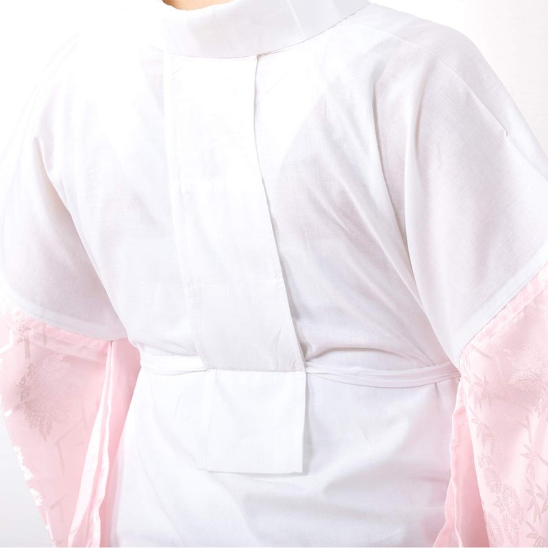 Kyoetsu Two-Part Washable Han Juban with Half Collar, Without Crest