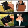 STARHIDE Ultra-Slim Leather Cardholder Wallet for Men & Women -
