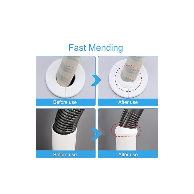 8-Pack White Seal Putty Waterproof Duct Seal Repair Sealing Clay,
