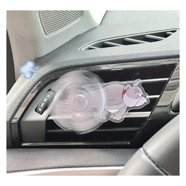 Jerry Car Air Vent Clip – Cute Spinners Jerry and Mouse Design, Moving with Air Flow – Car Interior Decoration for Women & Men (3PCS)