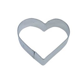 Dress My Cupcake DMC41CC0709SET Valentines Heart Stainless Steel Cookie Cutter, 3.25-Inch, Set of 12