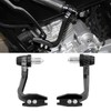 Motorcycle Handlebar Guard Carbon Fiber Style Aluminium Alloy Universal 22mm/0.87inBlack