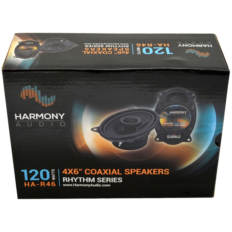 Harmony Audio HA-R46 Car Stereo Rhythm Series 4x6 Replacement 120W