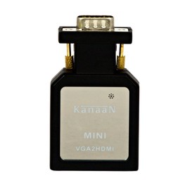 KanaaN VGA Audio to HDMI Converter Adapter with Audio Input | Full HD