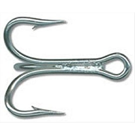 Mustad Treble Hook, 3 Extra Strong, Short Shank - Durasteel 2