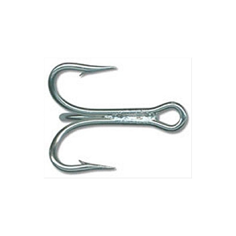 Mustad Treble Hook, 3 Extra Strong, Short Shank - Durasteel