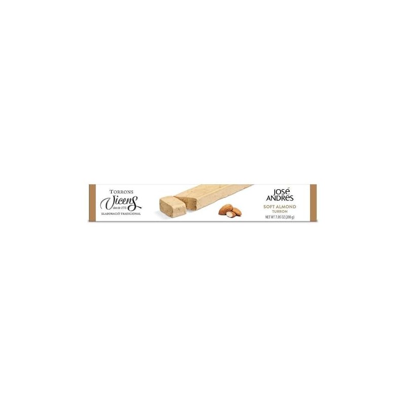 José Andrés Soft Almond Nougat, 7.05 oz