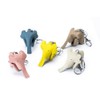 Yocipa Cute Bag Charm Genuine Leather Elephant Key Chain Leather