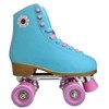 Smiley Skate Supply Smiley Quad Rollerskates (Blue/Pink, 8)