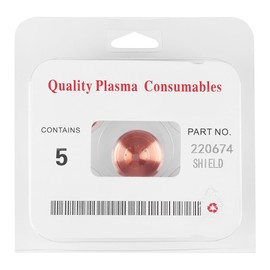 5pcs Plasma Shield Cup Cap for MAX45 Cutting Torch Consumables 220674