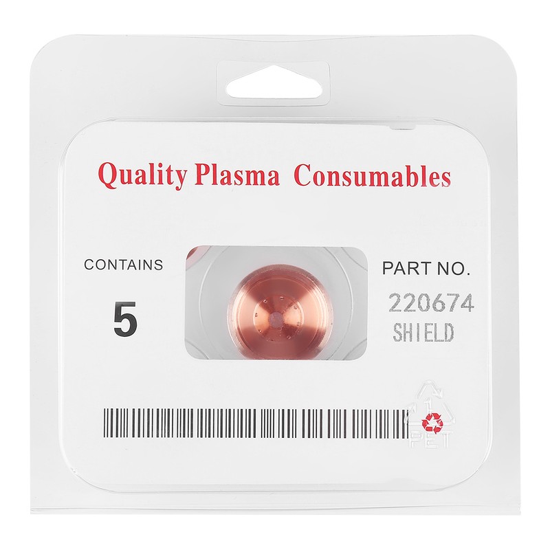 5pcs Plasma Shield Cup Cap for MAX45 Cutting Torch Consumables