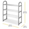 Whitmor 4-Tier Compact Closet Shelves - Gray