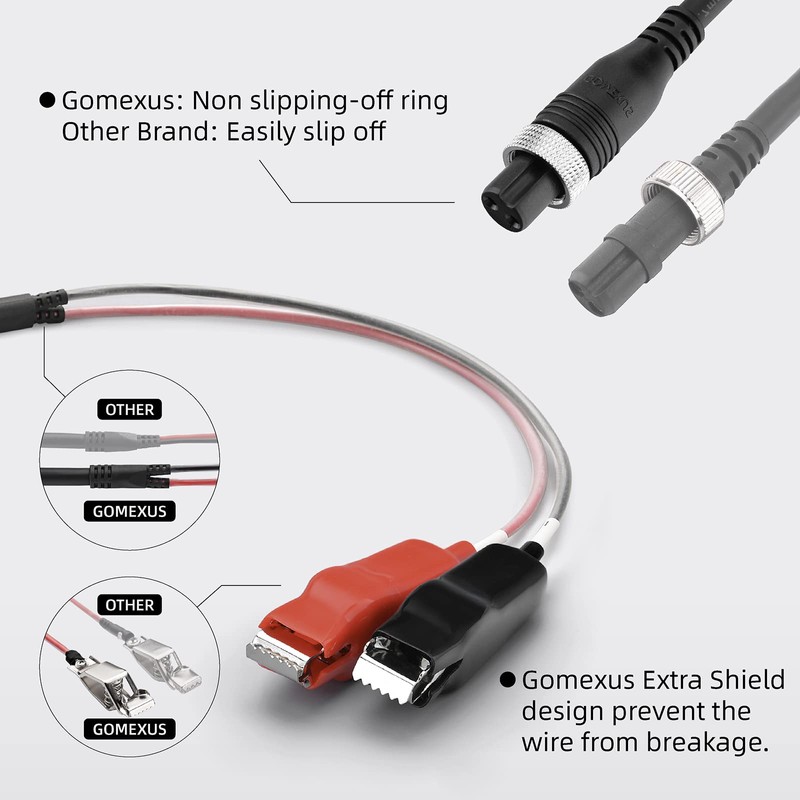 GOMEXUS Power Cord for Daiwa Tanacom 1000 Seaborg 300J Shimano