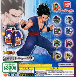 Dragon Ball Super Hero Acrylic Charm 2 [Set of 10 Types] Gacha Capsule Toy, Acrylic