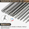 sourcing map 3pcs T5 Torx Head Screwdriver Bit 1/4" Hex