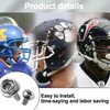 Universal Helmet Facemask Screw Kit - 12Pcs for Ice Hockey,