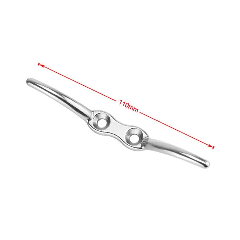 POFET 2pcs Marine Grade 316 Stainless Steel Flagpole Rope Cleat