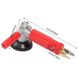 RustyVioum Wet Polisher Grinder, Pneumatic Polisher Air Wet Stone Grinder Air Polisher, Wet Polisher For Stone Wet Air Sander Polisher Water Mill Pneumatic Polishing Tool 4300RPM