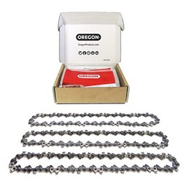 Oregon 3-Pack Chainsaw Chain for 14-Inch (35 cm) Bar -50 Drive Links – low-kickback chain fits several Stihl models (91P050X3)