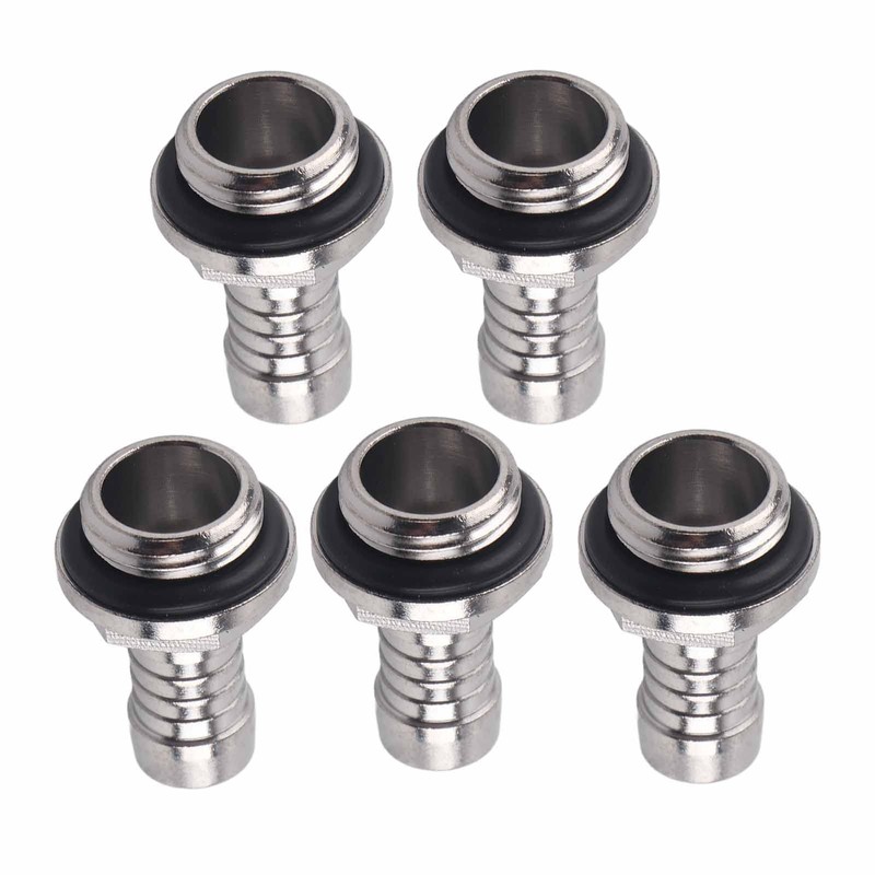 Annadue 6 PCS PC Water Cooling Fitting, Two Touch G1/4