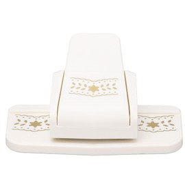 Craft Hole Punch, Decorative Corner Punch Handmade Scrapbook Paper Puncher for Crafting Photo Business Card Scrapbooking Tools (Skirt Edges Pattern Large Size)