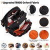 Oumurs Motorcycle Handlebar Bags,1680D Water-resistant Universal Bar bag American Flag