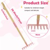 Xifando Kids Garden Lawn Tine Rake-Small Lawn Heavy Rake with