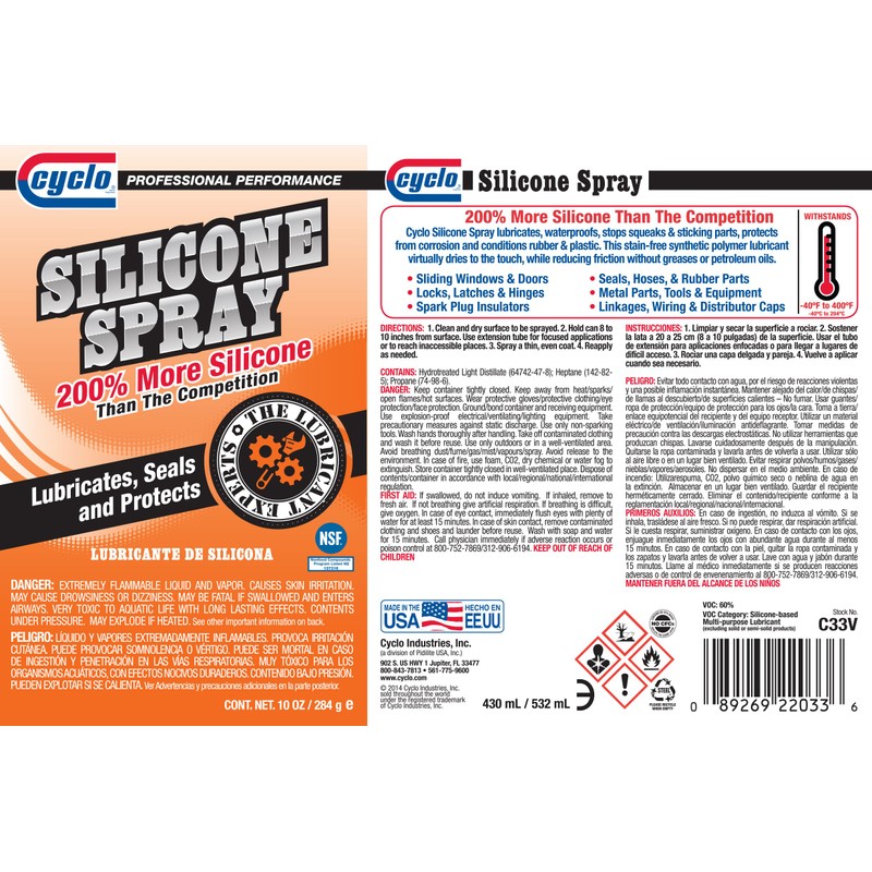 Cyclo - Silicone Spray
