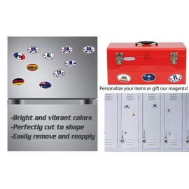 3"x5" Magnet | Mankato MN Minnesota Blue Earth County Vintage US Flag Magnetic Decal for Cars, Trucks, Fridge, Locker, Toolbox Lunchbox