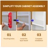 RUITOOL Shelf Pin Jig 11 Holes, Self-contained Clamping Function All