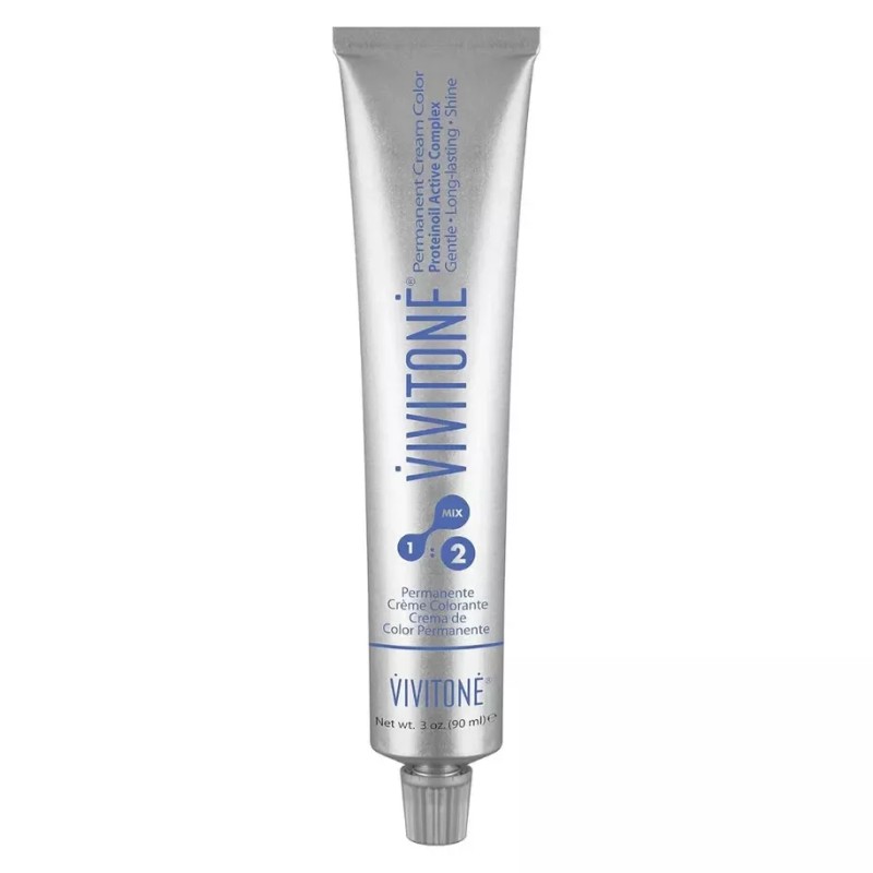 Vivitone (1A BLUE BLACK) Permanent Cream Hair Color 3oz.