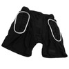 Silver Black Skiing Hip Protection Shorts Impact Resistant Breathable Skating
