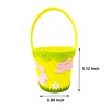 Prudance Easter Felt Baskets Easter Egg Bunny Hunting Basket with