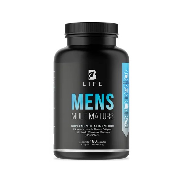 Multivitamico Para Hombre Mayor De 40 Años 180 Cáps B