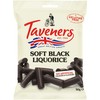 Taveners Soft Black Liquorice 165g