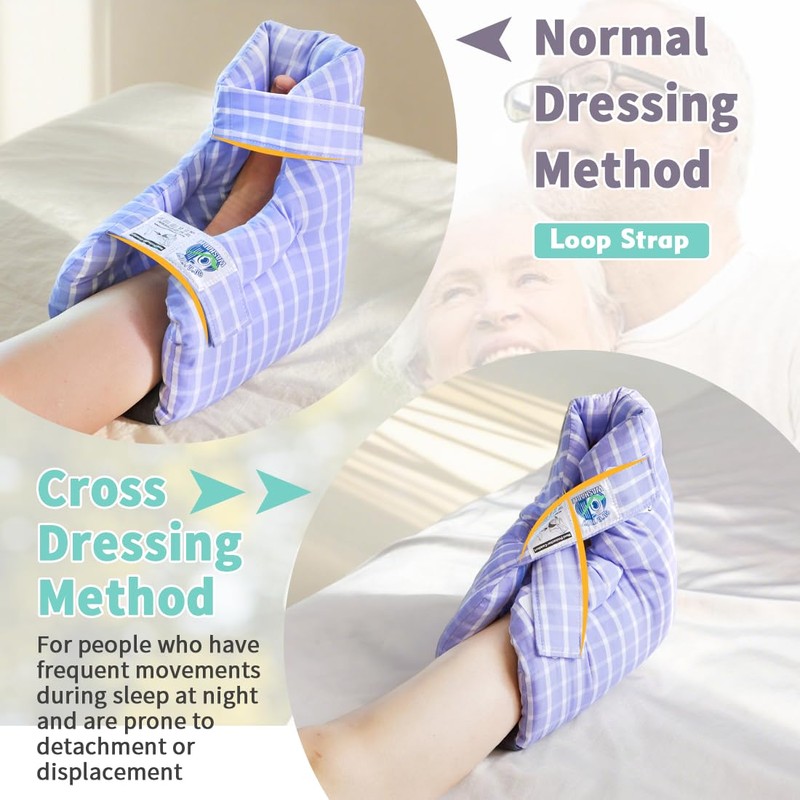 Ehucon Heel Protectors Bed Sore Pillow Cushion for Pressure Sores,Foot