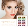 TOVINANNA 12pairs Fiber Grafting False Eyelashes Mix for Natural Eye