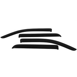 OCPTY Window Visors Fits for 2009-2014 for Ford For F-150 Tape-on Rain Guards Side Window Deflectors 4 Pieces(2pcs for front doors and 2pcs for rear doors)