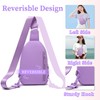 Small Initial Sling Bag for Women Crossbody Bags Fanny Pack