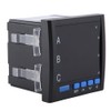 Digital Intelligent Display Three Phase Programmable AC Ammeter(Black)