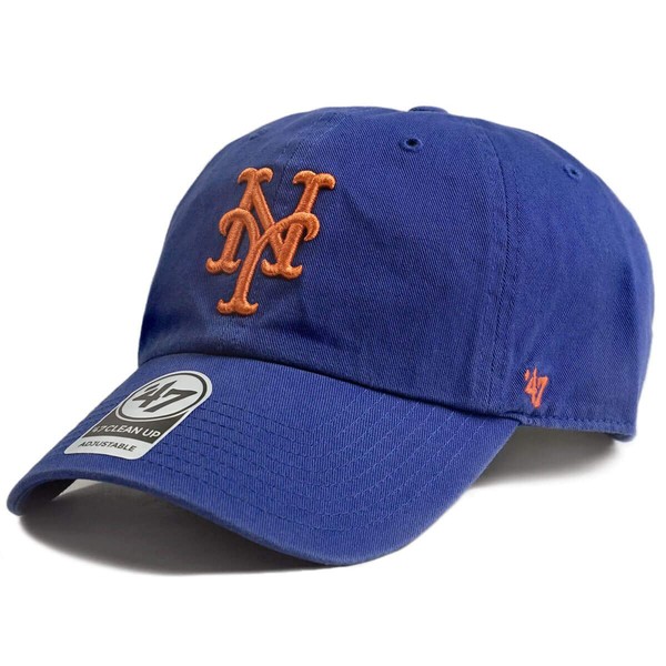 [Forty Seven Brand] Clean Up Official Major League Baseball CAP, metz/royal blue