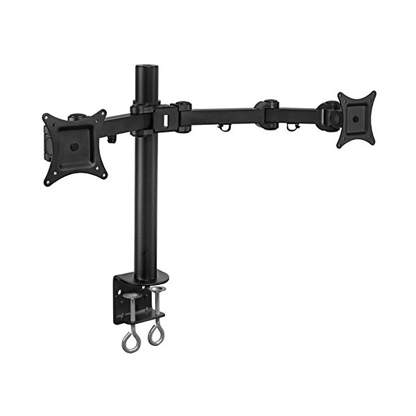 Mount-It! Dual Monitor Mount | Double Monitor Desk Stand |