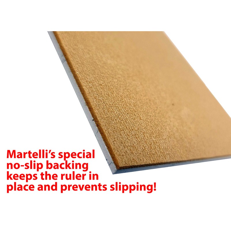 Martelli 24" Strip Ruler with Multiple Widths