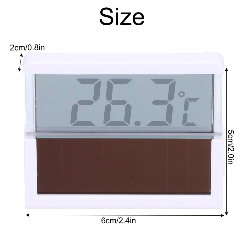 Fish Tank Solar Energy Thermometer LED Display Water Temperature Aquarium