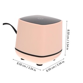 Operitacx Mini Speaker Bass Computer Speaker Desktop -powered Volume Control Compact Entertainment