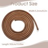 72 Inch Sewing Machine Leather V-Belt with Hooks, Leather Strap